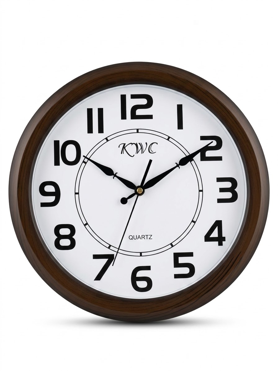 KWC Classic Wooden Wall Clock