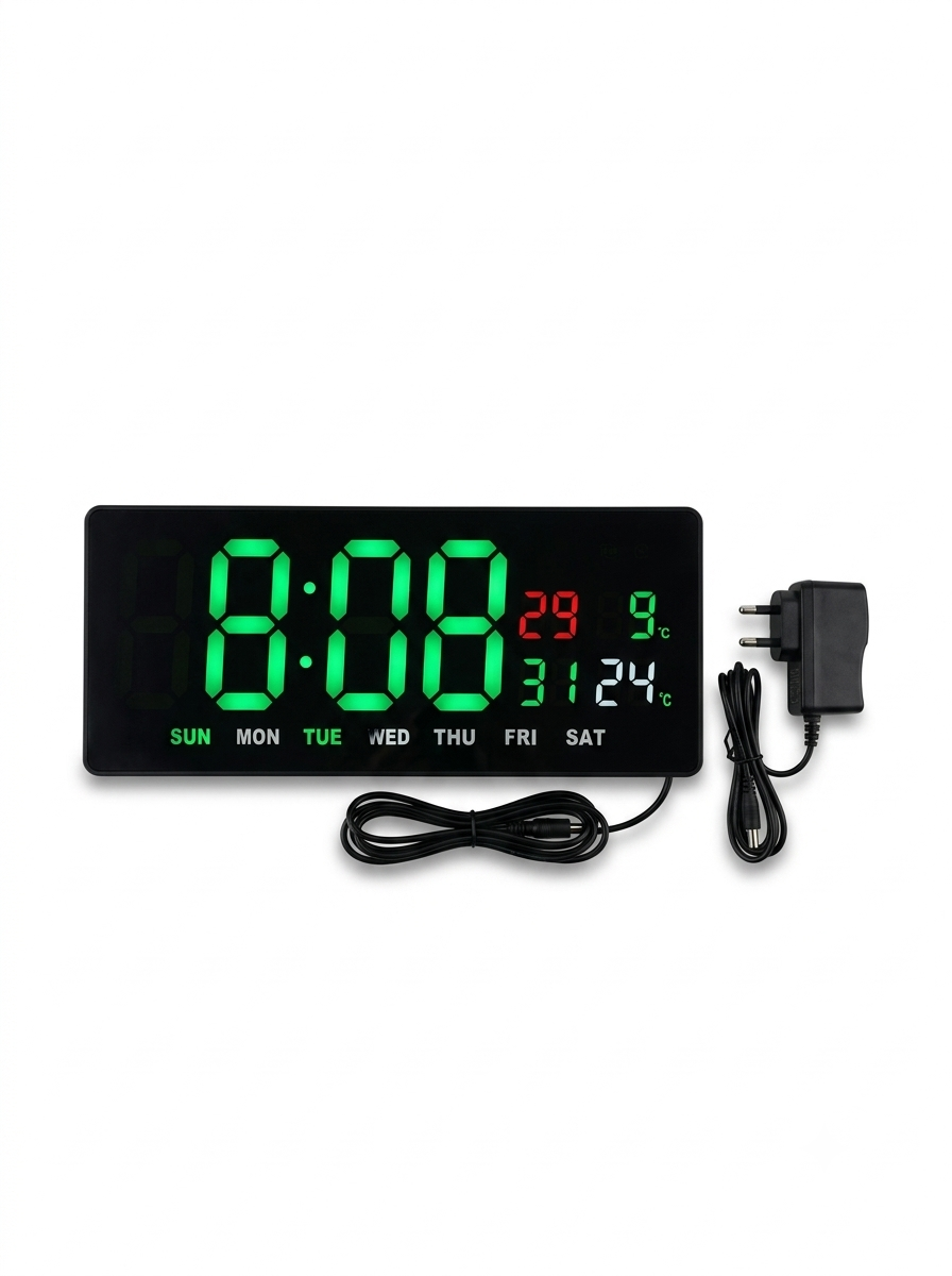 Large Modern LED Digital Wall Clock